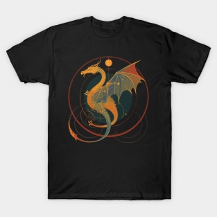 Mighty Dragon - Awe-Inspiring Fantasy Design T-Shirt